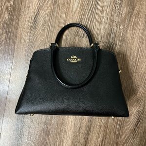 BLACK CARRY-ALL COACH BAG